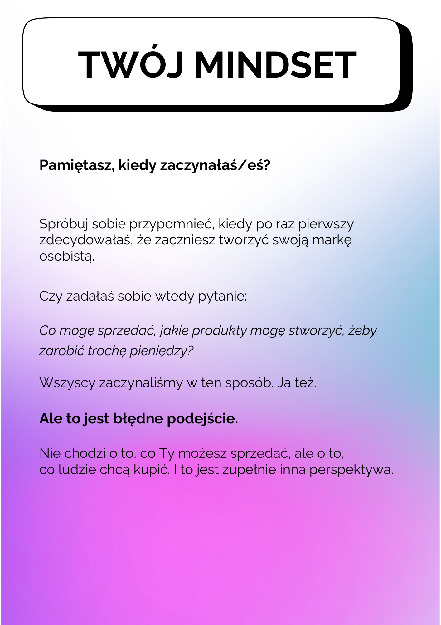 NISZA – fundament Twojego Biznesu ONLINE.