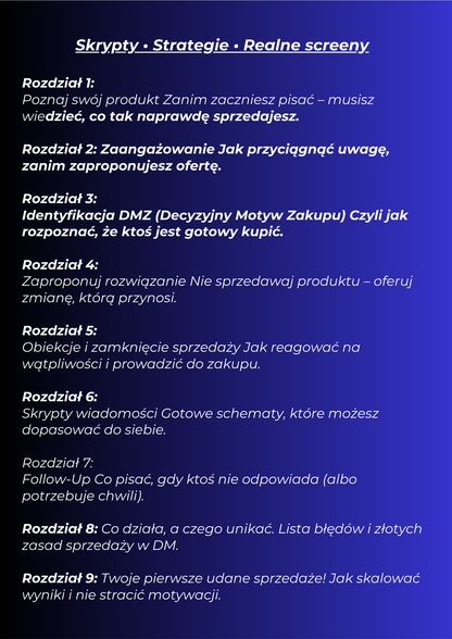 DM REVENUE FLOW – Sekret 20 pierwszych sprzedaży.