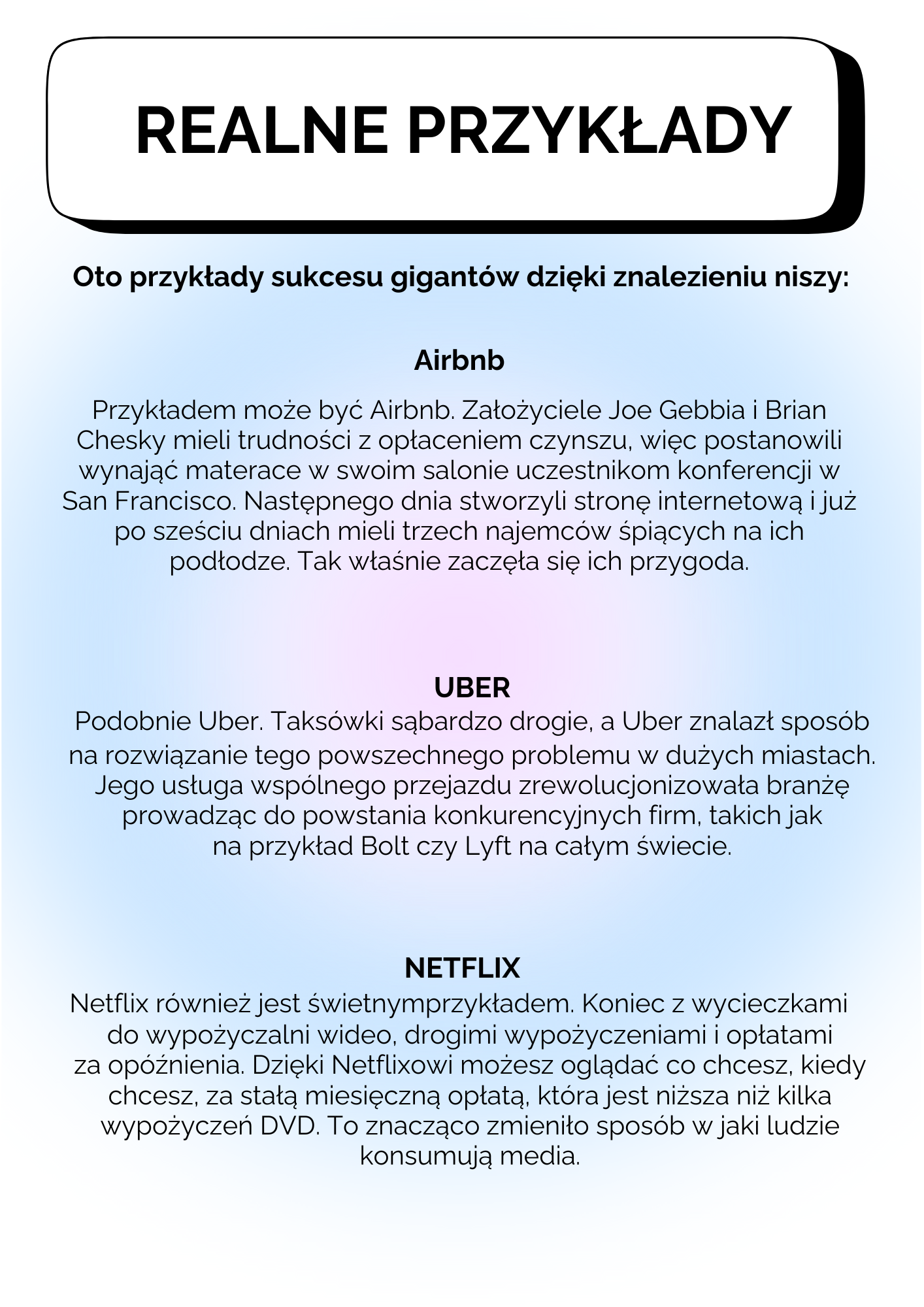 NISZA – fundament Twojego Biznesu ONLINE.