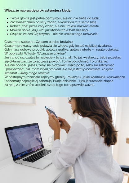 PROKRASTYNACJA w biznesie online. Odkładanie, które blokuje Twoje zyski.