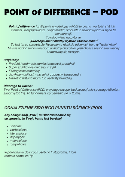 Królowa Instagrama - Plan Rozwoju.