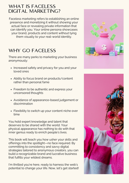 FACELESS MARKETING - About Faceless Digital Marketing ENGLISH VERSION.