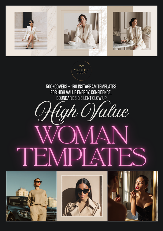 High Value Woman Templates.